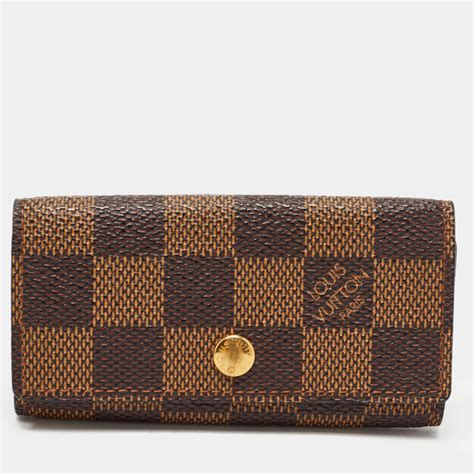 louis vuitton key pouch damier ebene|louis vuitton damier ebene.